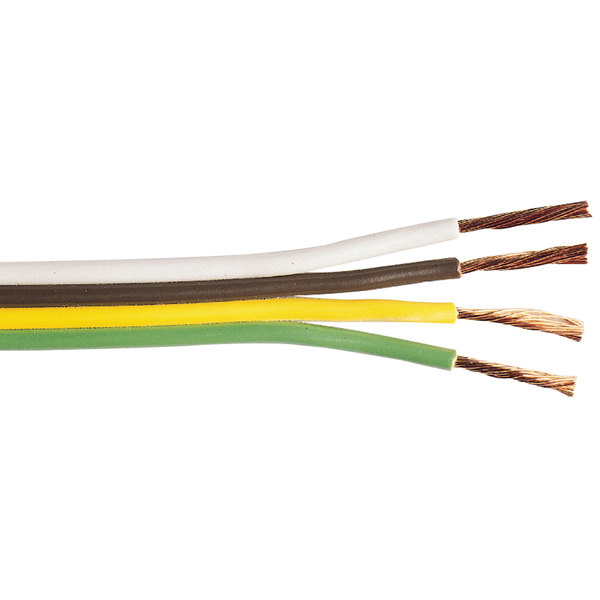 Quickcable Quick Cable 232202-500 Ribbon Wire - 500' 14 Gauge, 4 Wire 232202-500